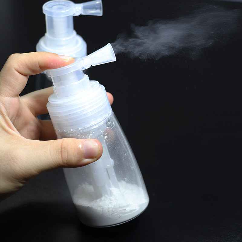Plastic Baby Body Talcum Powder Spray Bottle 35ml 50ml 60ml 80ml 120ml 180ml Empty Glitter Barber Hair Powder Spray Bottle