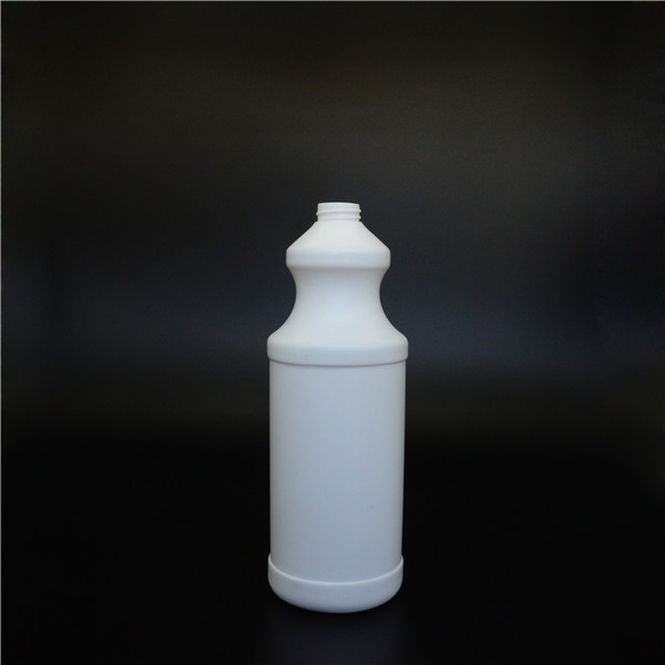 Clear Spray Bottles Trigger Round white HDPE Trigger Cleaning Plastic Spray Bottle with trigger