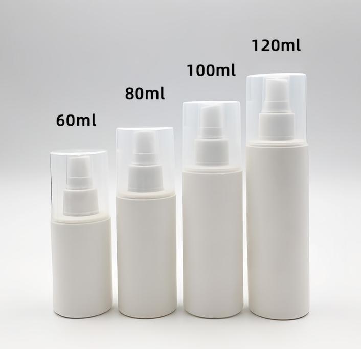 Plastic mist spray bottle full cover lid 60ml 80ml 100ml 120ml perfume oral mouth cleaning medical spray bottle cosmetic