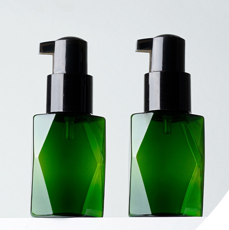 70ml Hair Oil Bottle Squeeze Beard Oil Bottle Plastic Serum Bottle with Dropper Container for Hair Oil Packaging