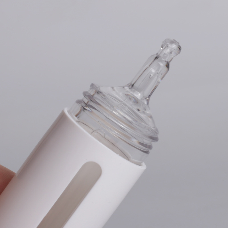 15ml Hot Sale Cosmetic White Plastic Serum Essential Oil Syringe Dropper Bottle cosmetic packaging