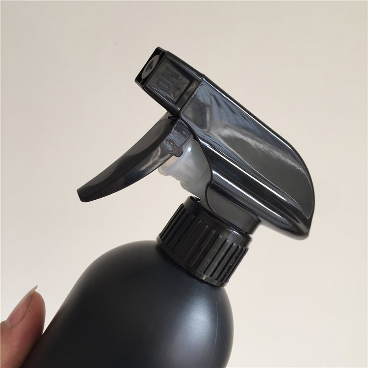 500ml 16oz Empty chemical spray bottle heavy duty black clear spray bottle 23oz 24 oz for cleaning solutions 1l sprayer hdpe