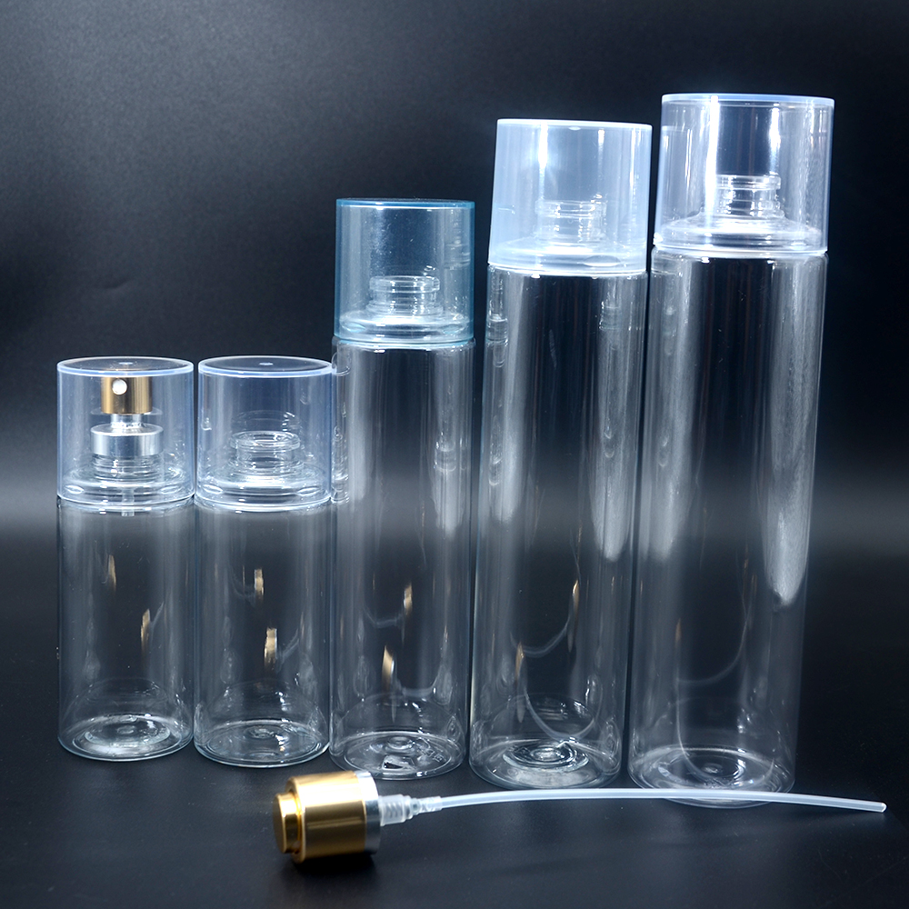 150ml 180ml 250ml Empty Plastic Spray Bottles For Essential Oils, Perfume Atomizer, Fine Mist Spray With Gold Sprayer