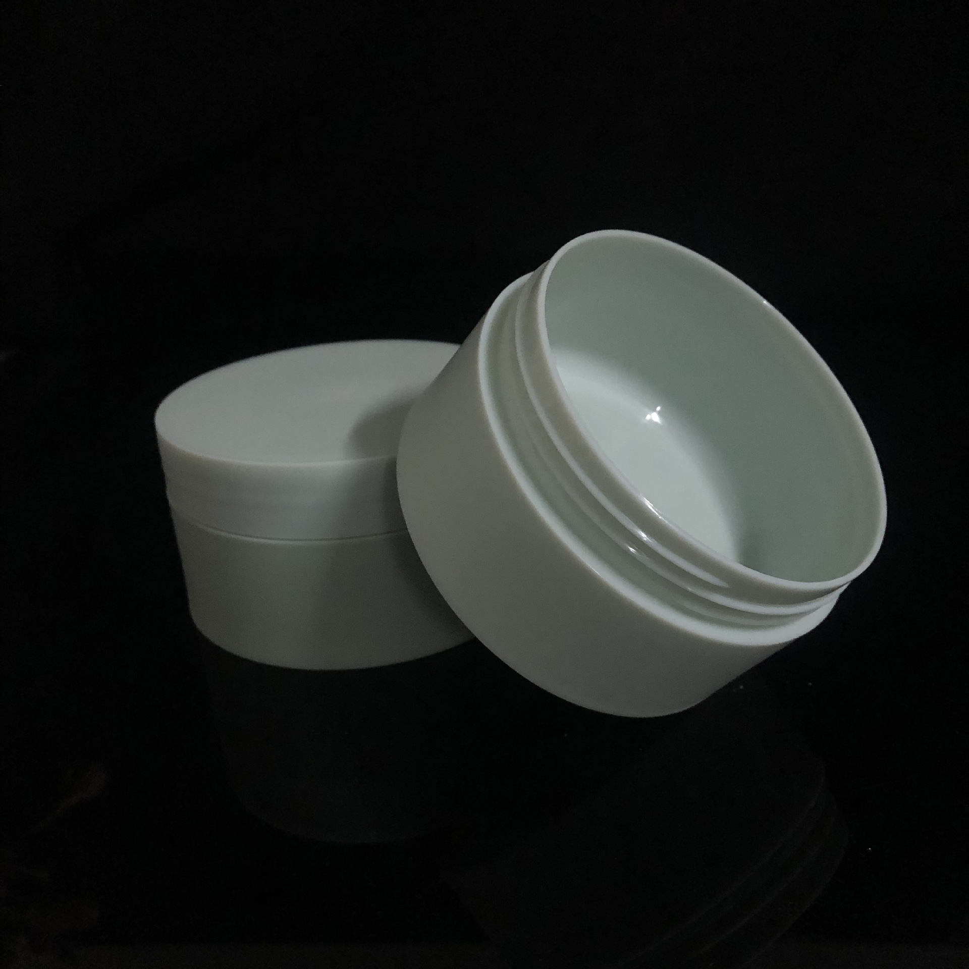 150g Wide mouth empty Clear frosted cosmetic Skin care cream jar Face Eye Cream Jars Cosmetic Container