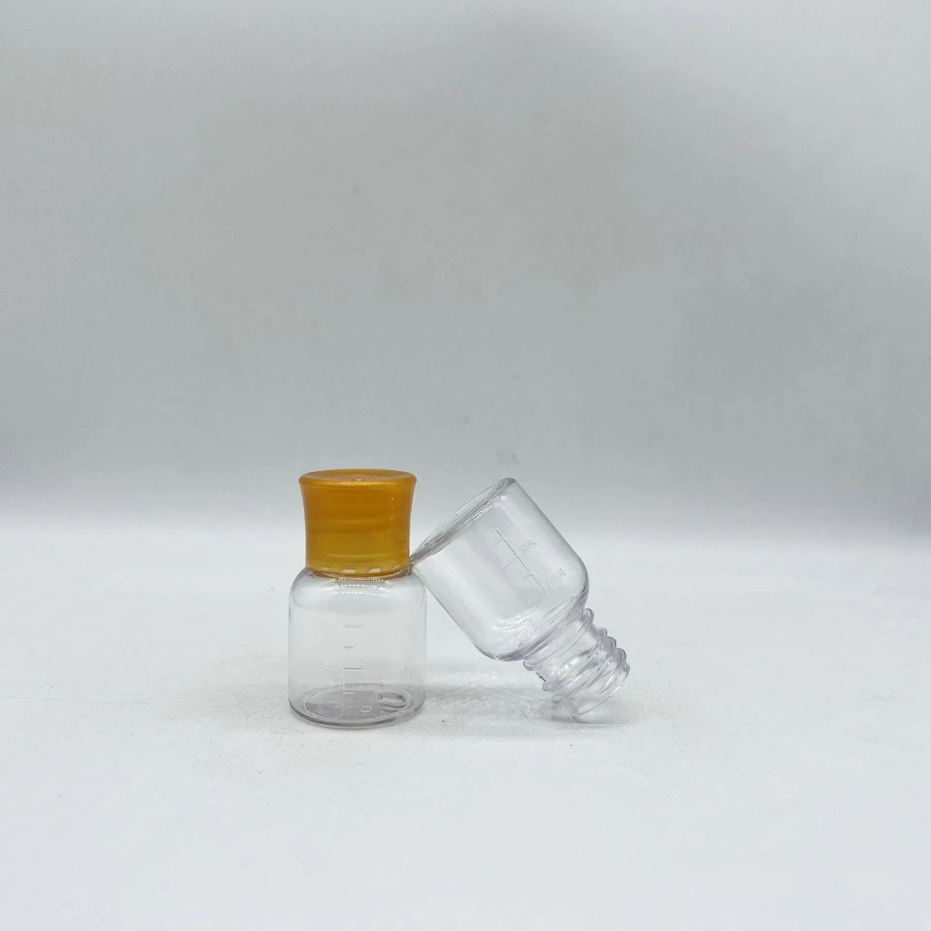10ml Liquid Cosmetics Sample Trial Bottles Travel Size Plastic Toner Skin Care Oil Serum Shampoo Sample Bottle With Stopper Cap