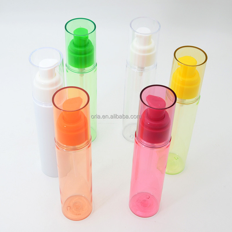 Free Sample Custom Color 100ML 3.33oz Perfume Decant Spray Bottle Portable Spray Bottle Transparent Small Volume Spray Bottle