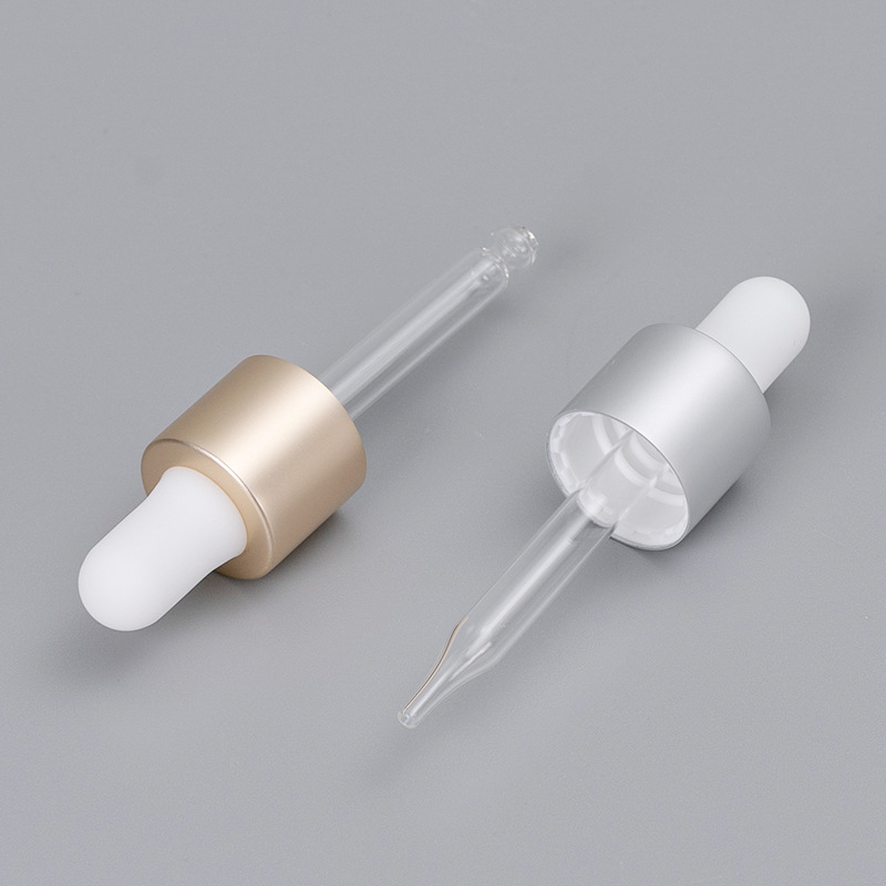Droppers 18/410 for cosmetic bottles 30ml measuring pipette with cover used for plastic and glass bottle graduated glass pipette