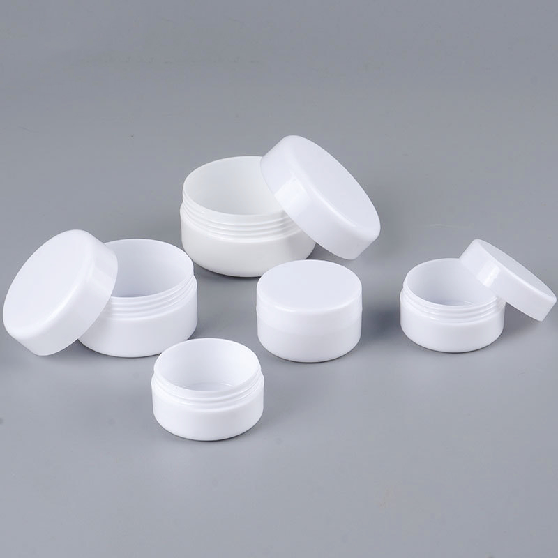 Color PP face cream jar 10g 20g 30g plastic cream bottle 20g emulsion Lotion face serum travel dispenser vial round jar with lid
