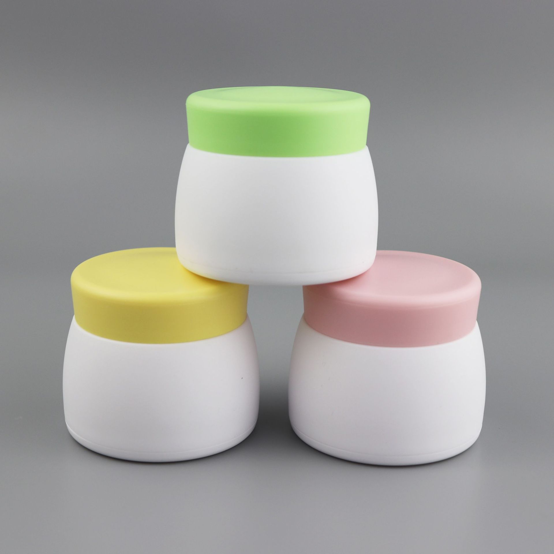 Customize Plastic 15 20 30 40 50g Cream Lotion Container Jars Round Jar Skincare Cream Container Cosmetic Skincare Packaging
