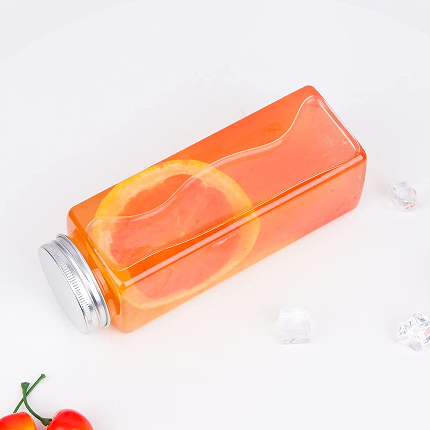 16 Oz Leak Proof Empty Beverage Bottles Juice bottle Custom 16oz PET Plastic beverage bottles with cap