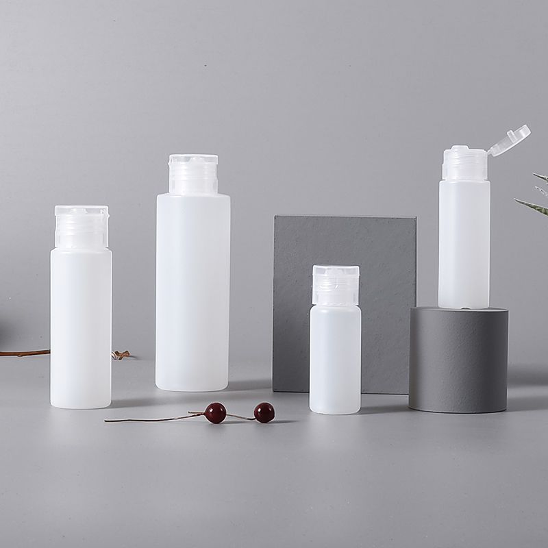 100 120 150ml clear Plastic Squeeze Bottle Shower Gel Shampoo Conditioner Squeeze Bottles PET Empty Bottle With Flip Top Cap