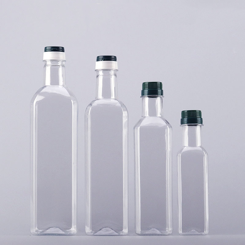 5oz 10oz 16oz vinegar and oil bottle Marasca cooking olive oil container plastic Small Wine Bottles
