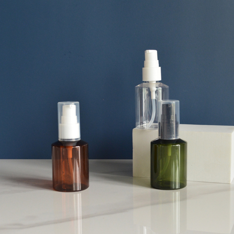 50ml 100ml 150ml 250ml 500ml PET Customize Packaging Matte Frosted Cream Bottle Pump Refillable Lotion Plastic Spray Bottle