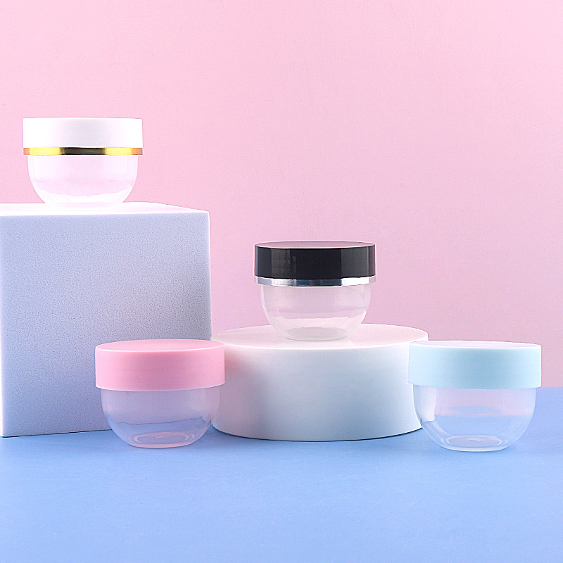30g wide mouth pp Scrub jar Face Cream jar Makeup Remover Cream Lotion Bottle Facial Mask Round Bottom Hair Mask Cream jar