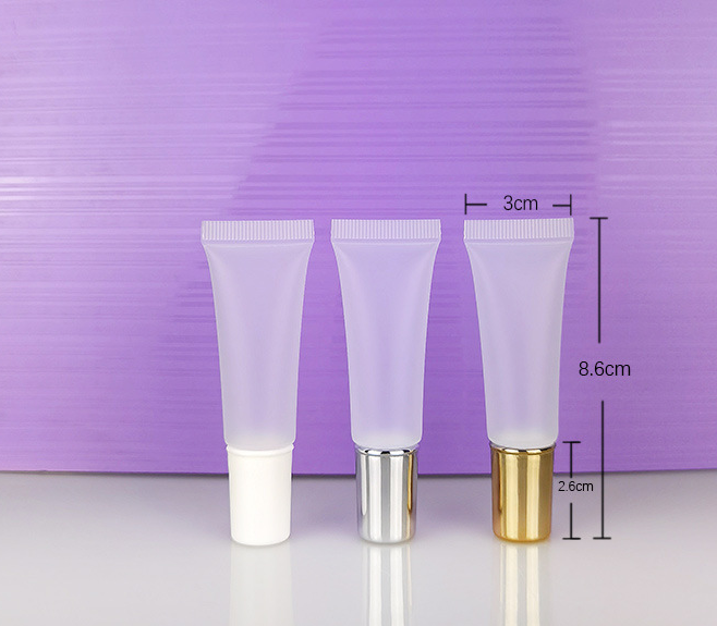 Empty  frosted semi clear Squeeze Tube plastic cosmetic soft tube cosmetic hose for facial cleanser Toothpaste squeeze hose