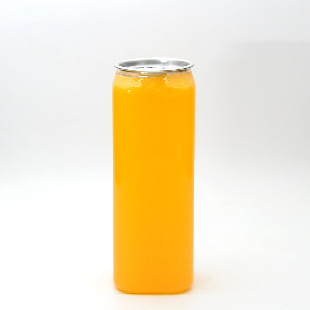 330ml 400ml 500ml Plastic Soda Cans Cold Beverages PET Cans for Soda Coffee Juice Beer Soft Drinks with Lid Sealing Machine