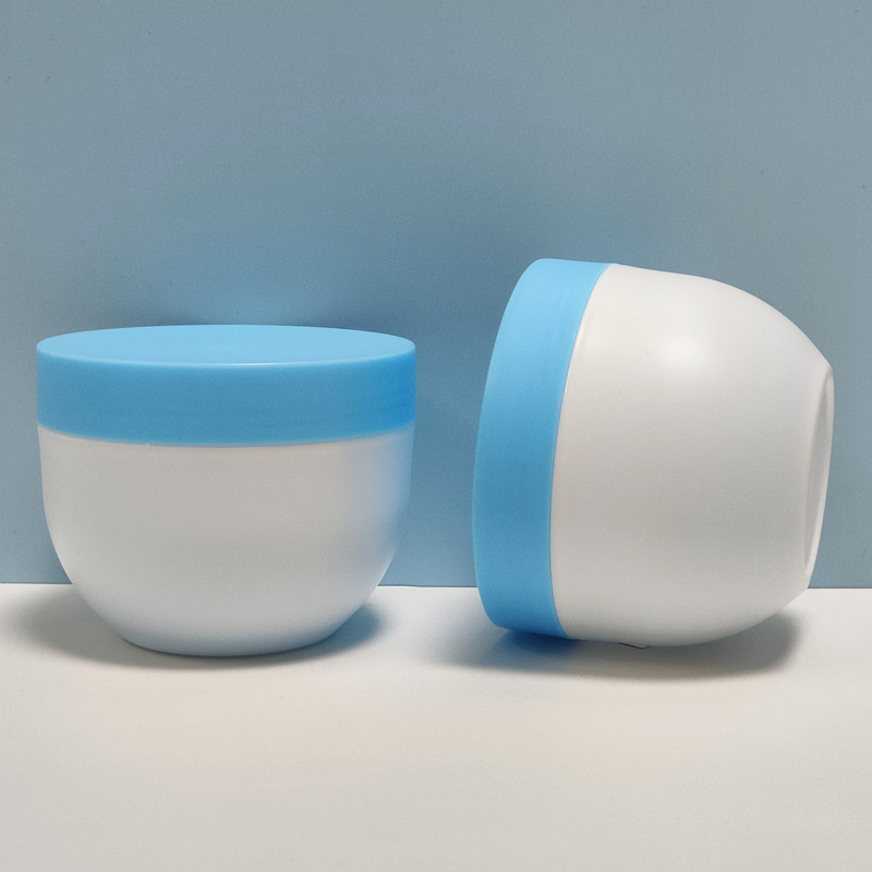 Frosted PP Black 300ml 250ml 250g Bowl Shape Cosmetic Cream Jar 200 ml 100% pcr Plastic Jar Matte for Body Butter with White Cap