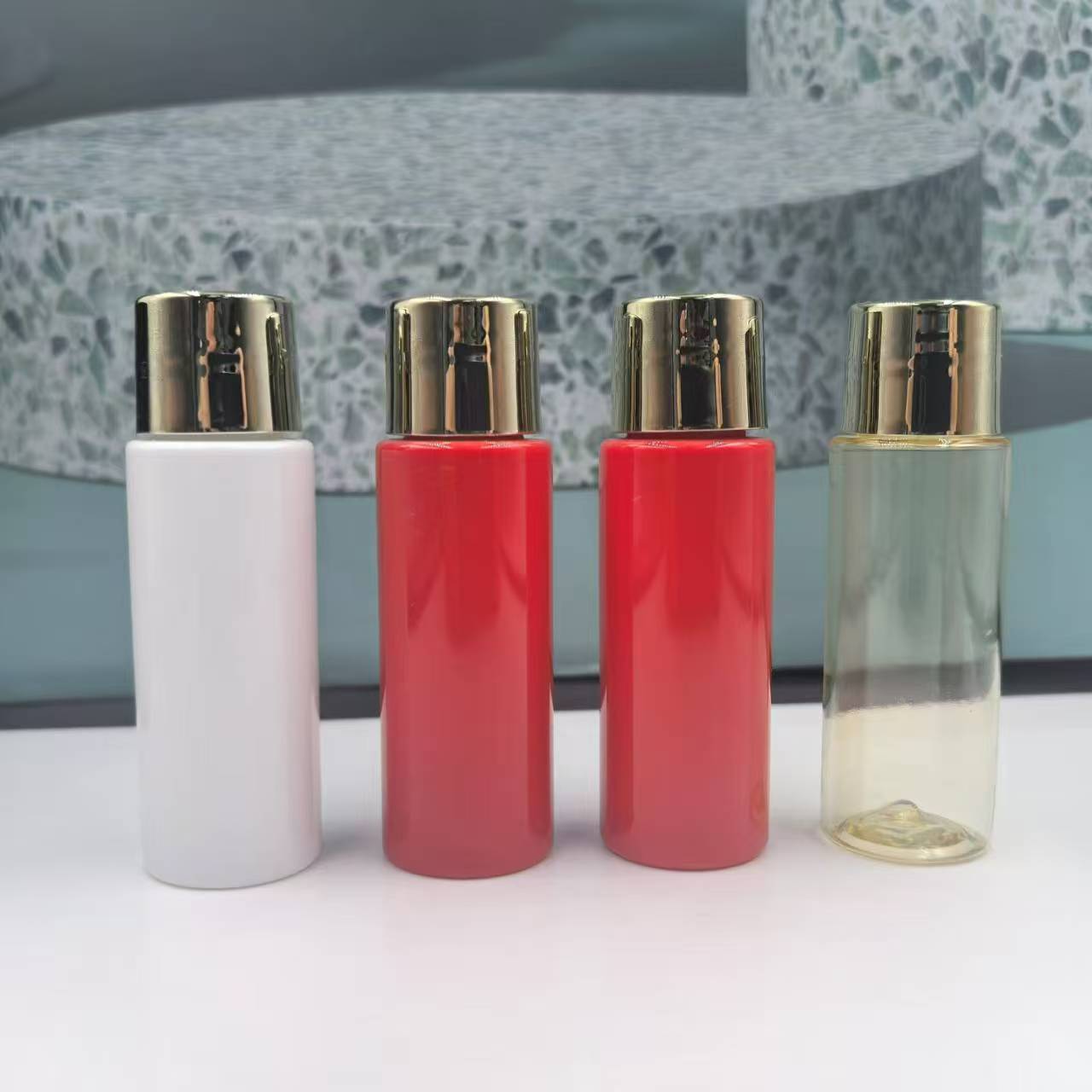 10ml 15ml 20ml 25ml PET Screw Cap Cosmetic Dispensing Bottle Plastic Skincare and Toner Container