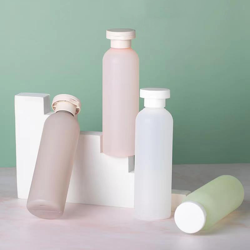 200ml 300ml Color HDPE Plastic Shampoo Conditioner Flip Cap Bottle 250ml 300ml 400ml 500ml Body Lotion Wash Shower Gel Bottle