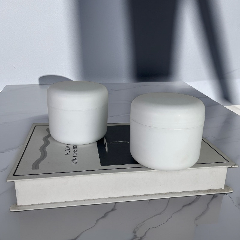 50g 100g 200g Empty Cosmetic Packaging  PP Plastic Cream Jars for Skin Care With Screw Cap