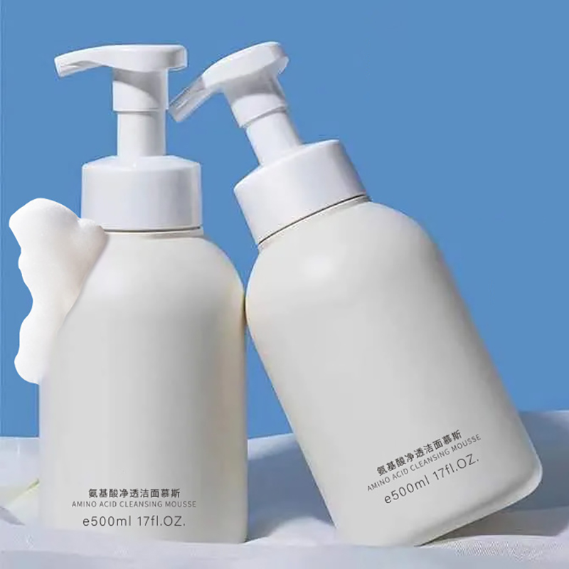 Plastic Hand Wash Bottle 8oz 10oz 16oz PET PETG Cleanser Foam Soap Pump Dispenser Bottles With Refillable Liquid