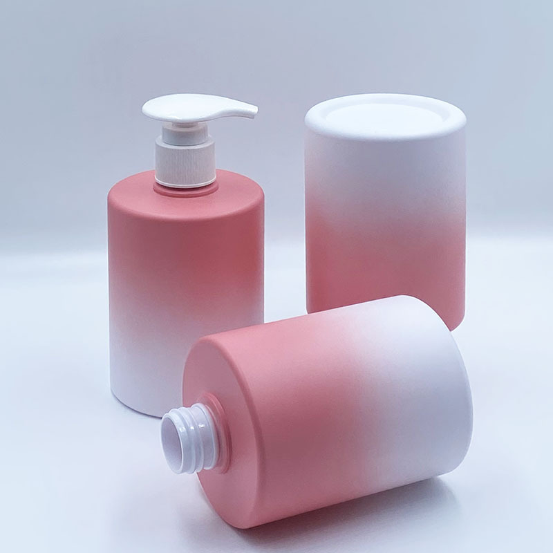 Pink  Green Purple 250ml 500ml HDPE shampoo pump bottle 300ml flip cap bottle kids face wash hand sanitizer lotion dispenser