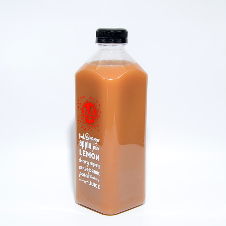 Empty Plastic Beverage Juice Bottle  1L 1.5L  PET Plastic Juice Bottle Food Grade Cold Milk Bottles