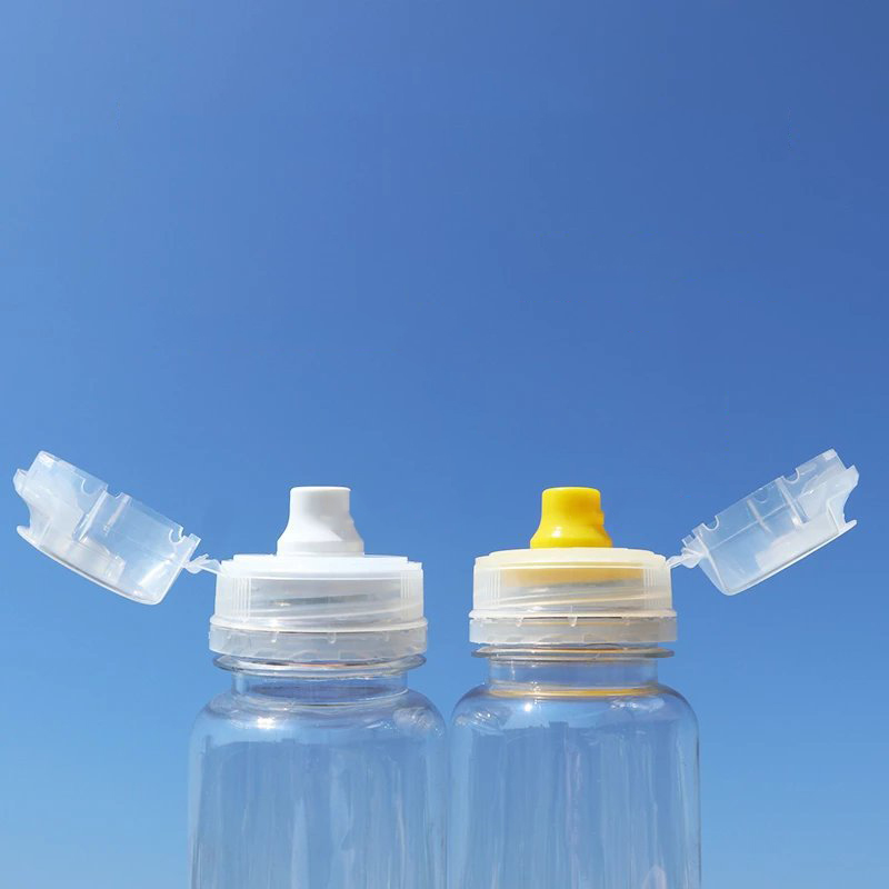clear squeeze bottle 50ml 100ml 150ml honey water clear container with flip lip portable travel wholesale
