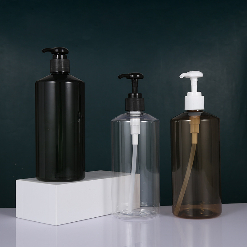 Free Sample Factory OEM clear green 200 300 500 700ml Lotion Custom color and logo Cosmetic lotion Foam Pump Bottle