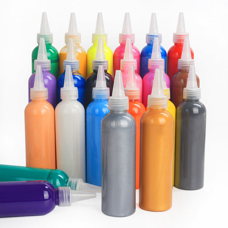 PET HDPE Hair Dye bottle Plastic Soft Squeeze Bottles 200ml 300ml 500ml Pointed Lid Cosmetic Packaging Container Care Hair Set
