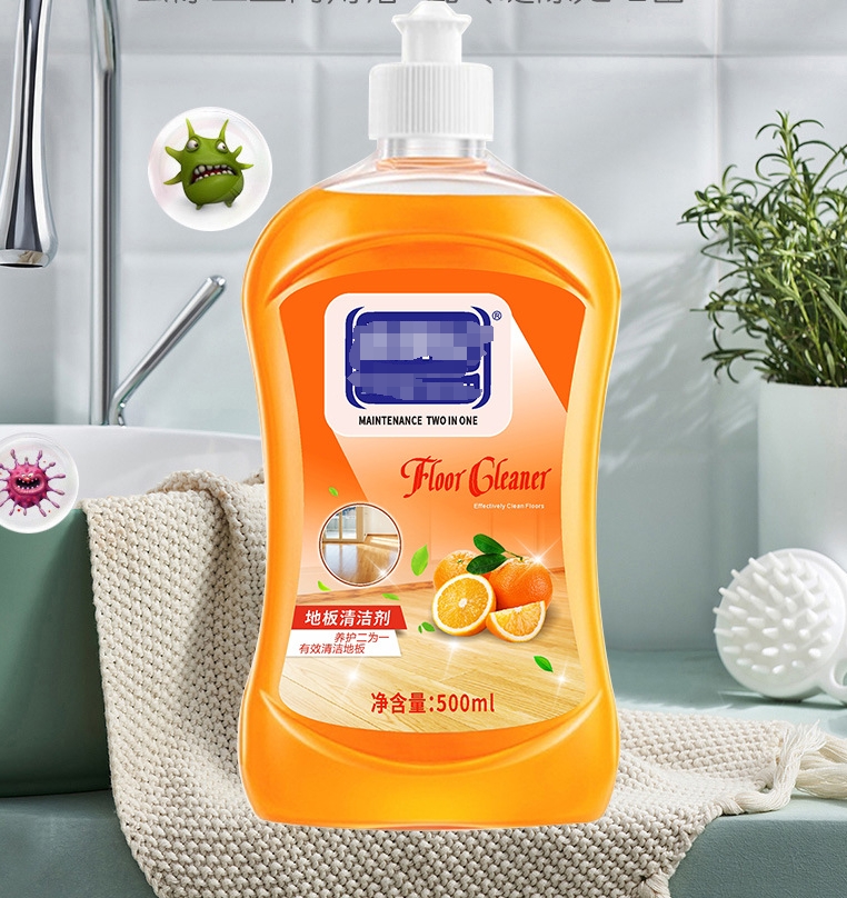 Floor Cleaner empty bottles 500ml Powerful Decontamination Floor Cleaner, Multipurpose Floor Cleaner for Wood Floors, Tile Floor
