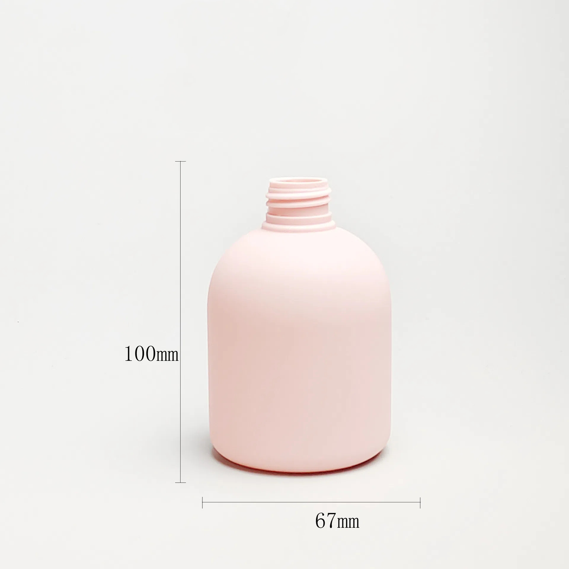 Cute Pink 200ml Chunky HDPE Lotion Bottle Kids Baby Girls Body Milk Wash Shampoo Pump Bottle Hand Lotion Gel Dispenser Bottle