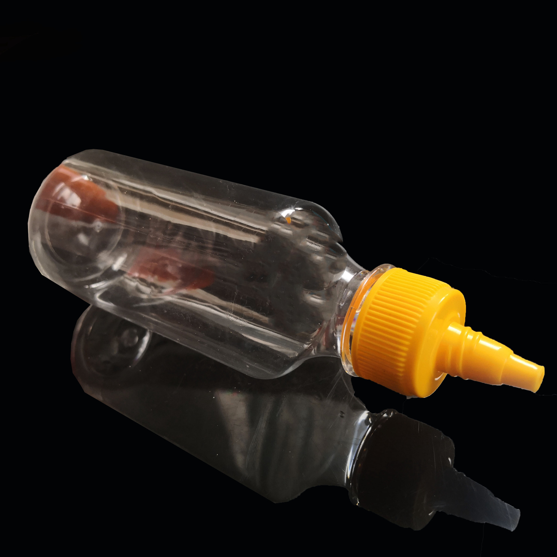 sriracha sauce dispenser bottle 250ml 8oz 500ml For Barbecue Hot sauce bottle PET plastic soft squeeze bottle with Twist Top Cap
