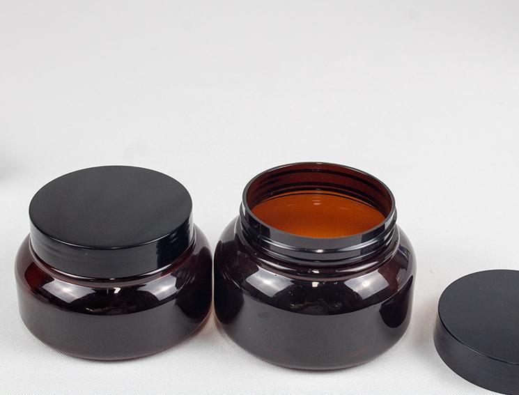 5 oz 150ml 250ml Clear Pink Plastic Jars with Lids Cosmetic scrub jar Containers Clear Empty Body Butter Cream Sugar Scrubs Jars