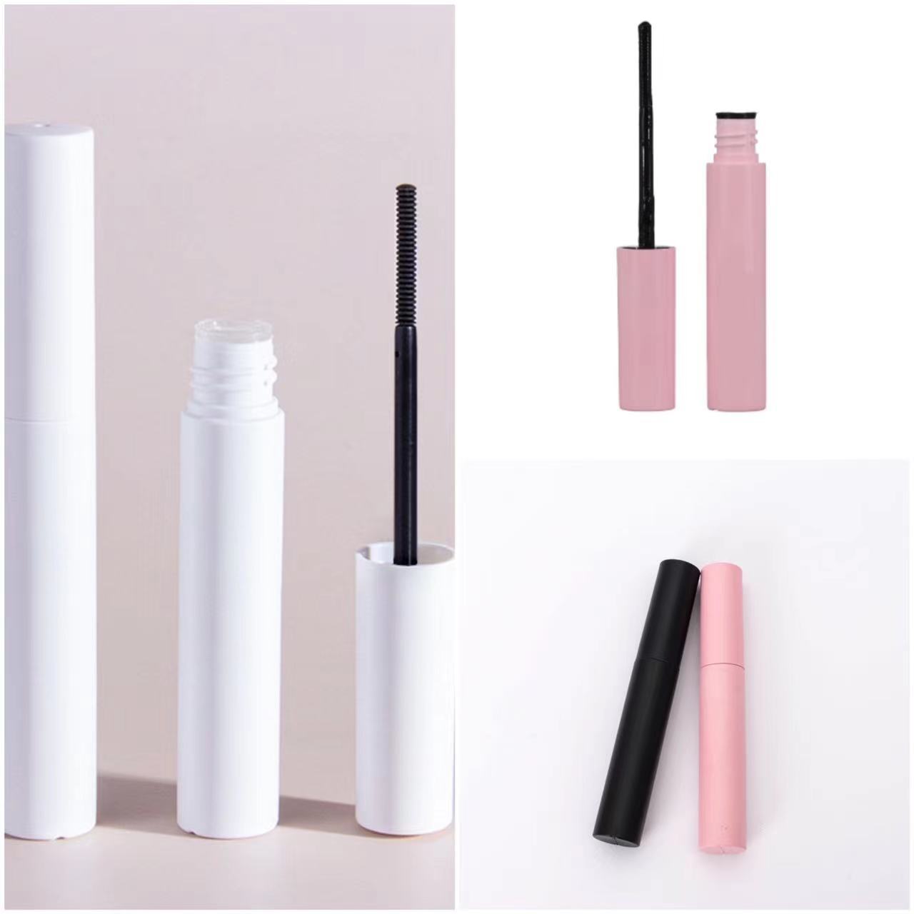 Cosmetic Mascara Packaging Matte Black Eyelash Serum Container Empty  Mascara Tube Matte Black Eyelash Serum Bottle
