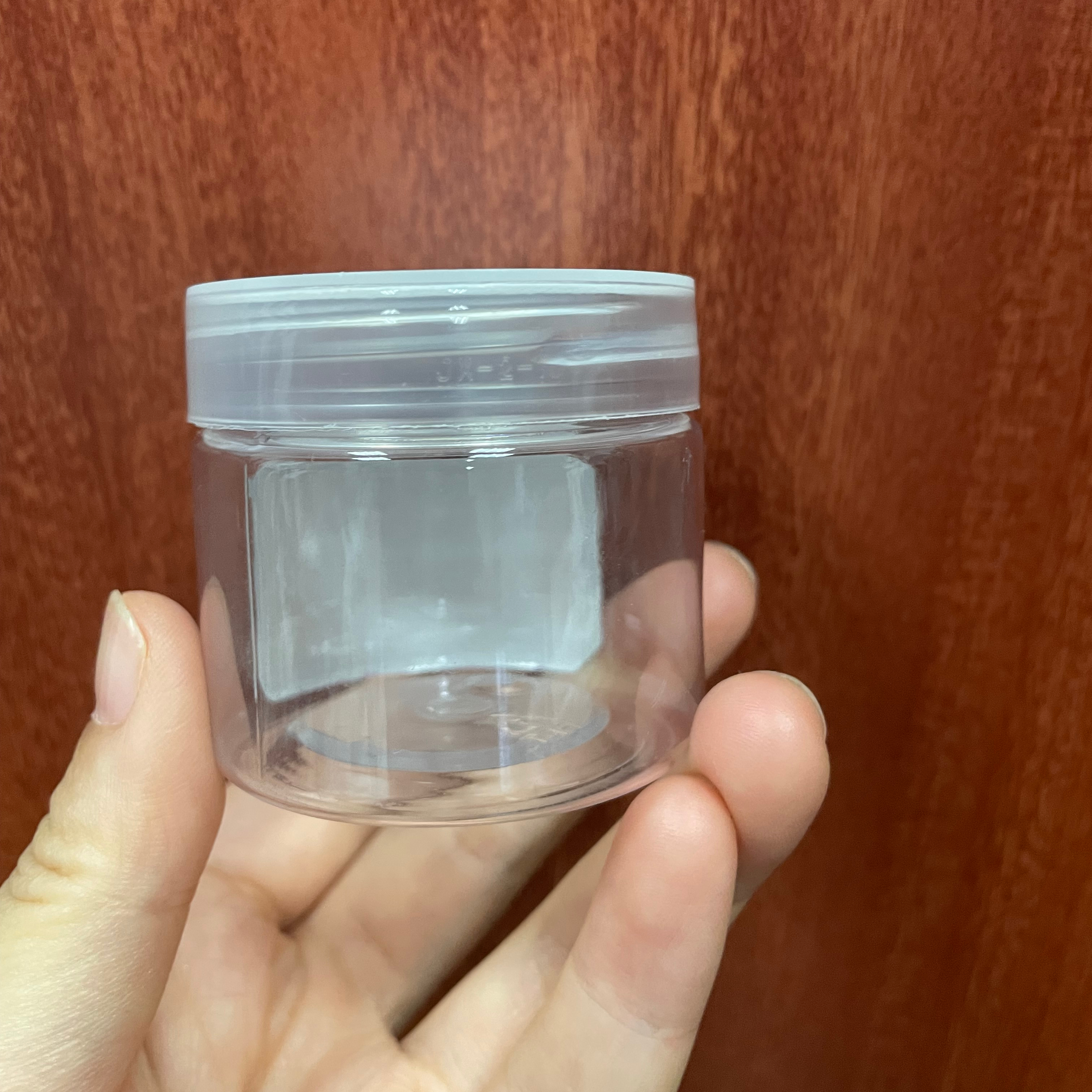 Custom PET Plastic face moisturizer sugar scrub jar skincare Serum face Cream Lotion bottle 15g 4oz 30ml 120ml jars container