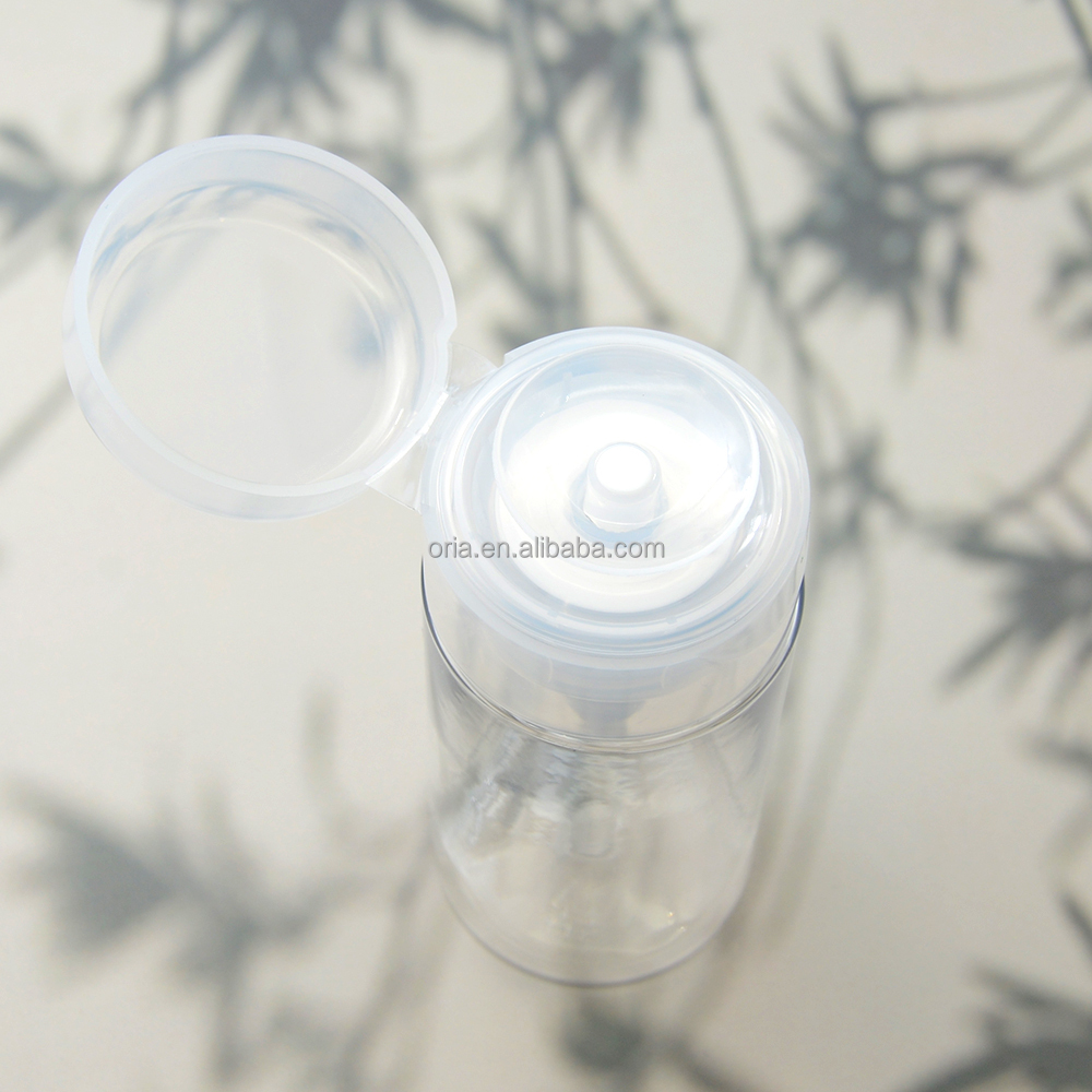 Wholesale matt frosted 220 ml 500ml press bottle for makeup remover oil moisturizing BPA free