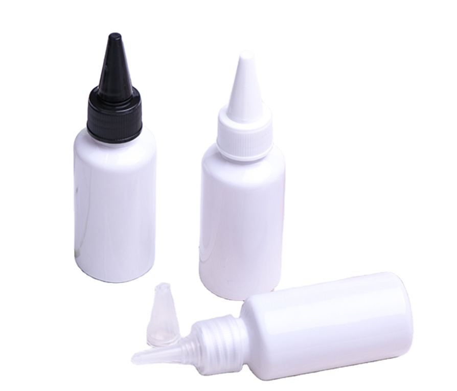 Custom Round Sharp Suace bottle Kethup Sauce Oil Bottle Squeeze Bottle With Twist Cap