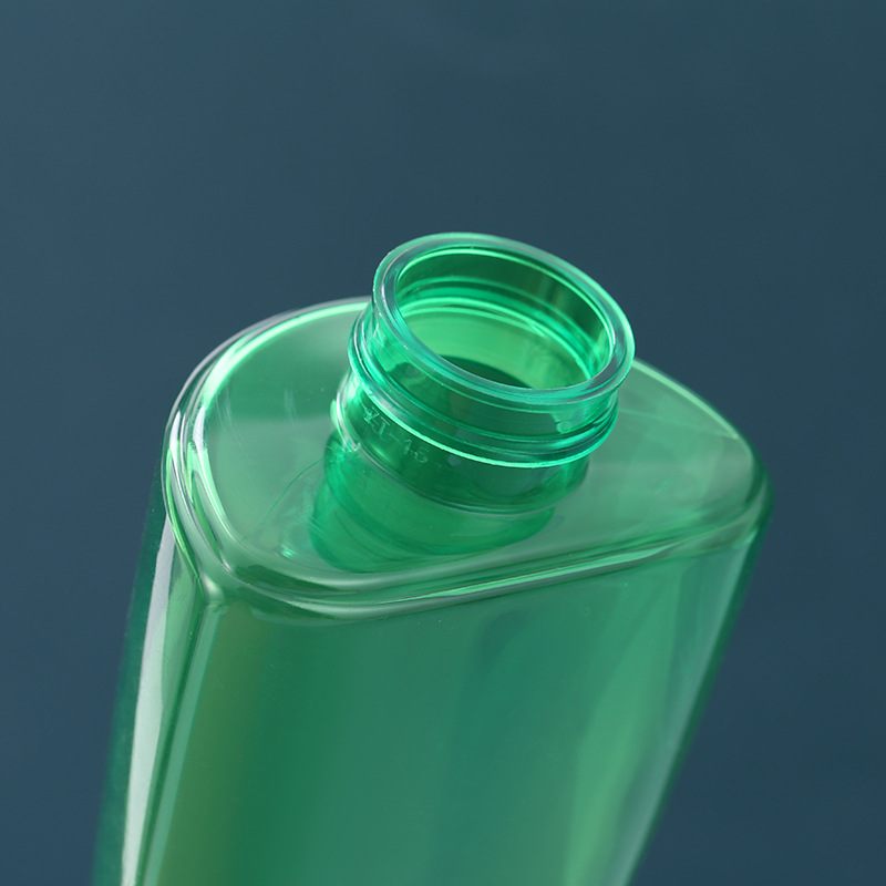 260ml Peculiar Aloe Shaped Green Horn Aloe Vera Gel Bottle with screw cap Flip Upside Down