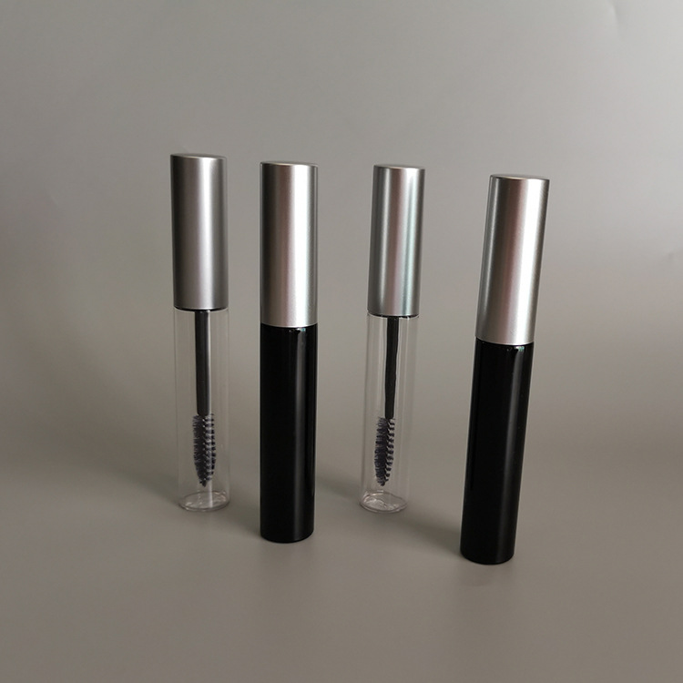 10ml Round Empty Plastic Eyelash Growth Serum Gel Container Mascara Brush Wand Bottle Tube cosmetic packaging Bottles