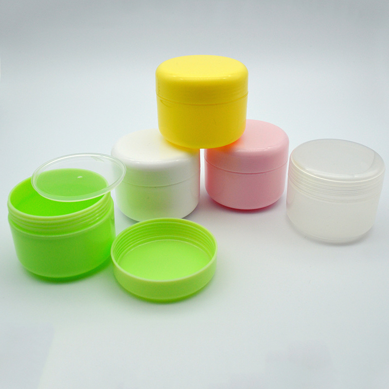Custom White facial Cleanser masque Jar 10g 20g 30g 50g 100g 250g 300g 500g plastic bottle skin care Body Butter PP cream jar