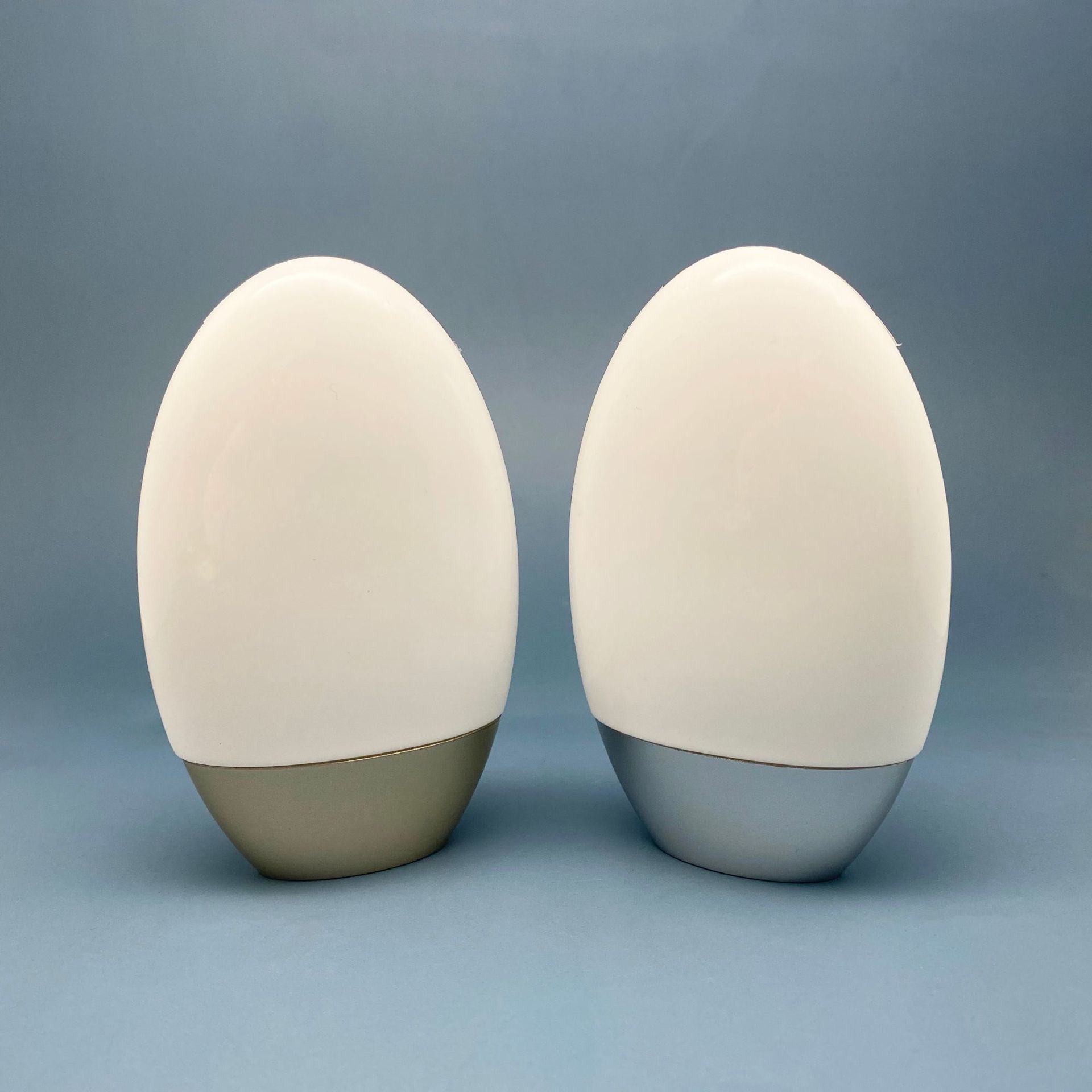 Custom Logo Empty Squeeze Sunscreen Sunblock Cream Bottle egg shape squeezable hand cream container Plastic Squeeze Bottle
