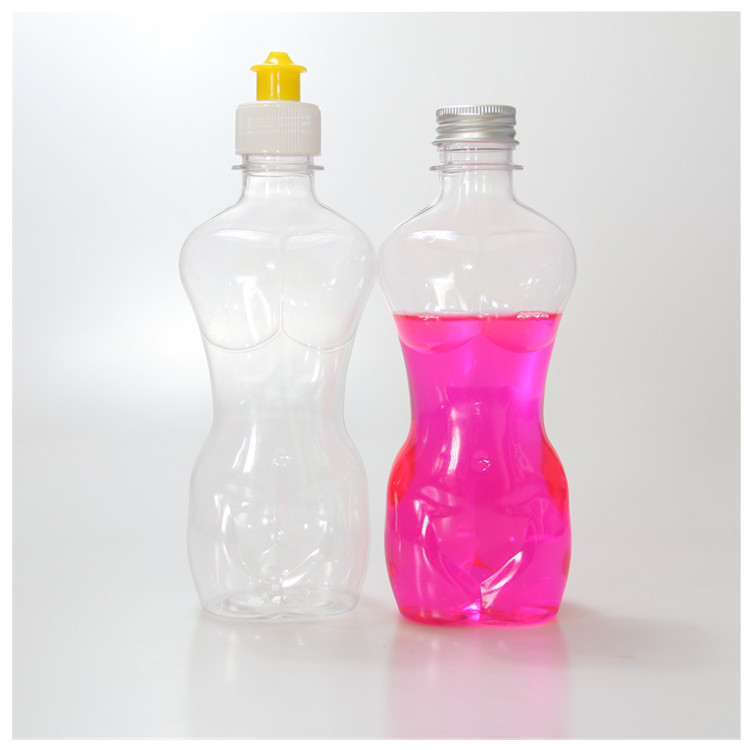 Perfect Unique Design Human Sexy Male or Female Body Shape PET plastic capsules package bottles for Health Care, like Vitamine