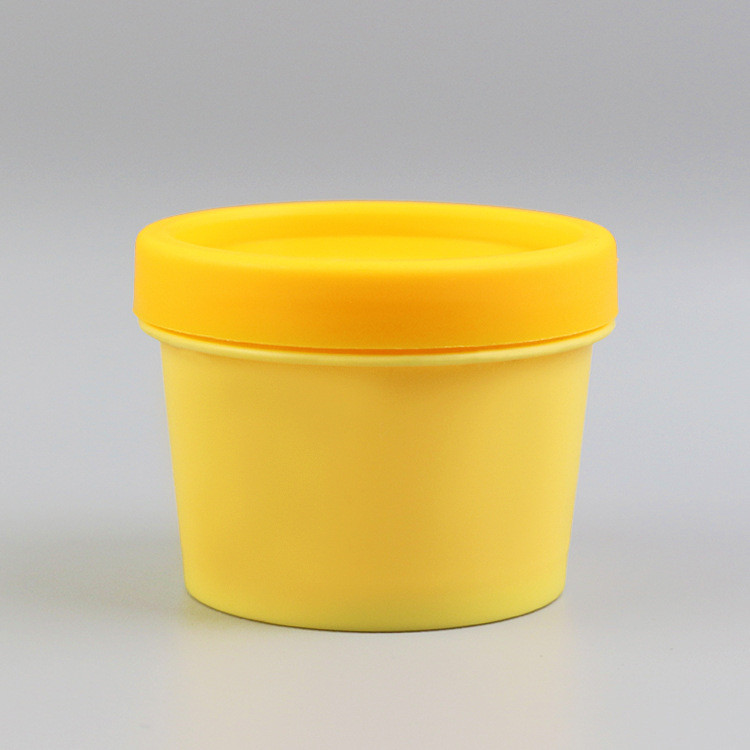 Colorful Lush Jar Ice Cream Pot PP plastic cream jar cosmetic containers 50g 100g