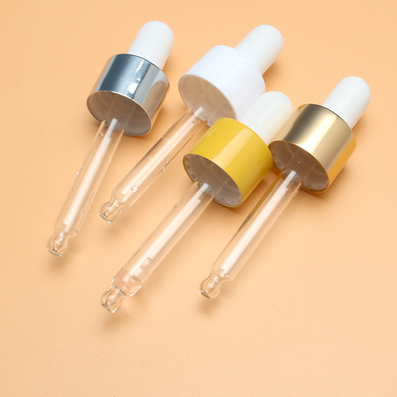 20ml 30ml 50ml Frosting Clear Colorful Plastic Glass Dropper Bottles Essential Oil Macaron Dropper Bottle with Silicone Lid