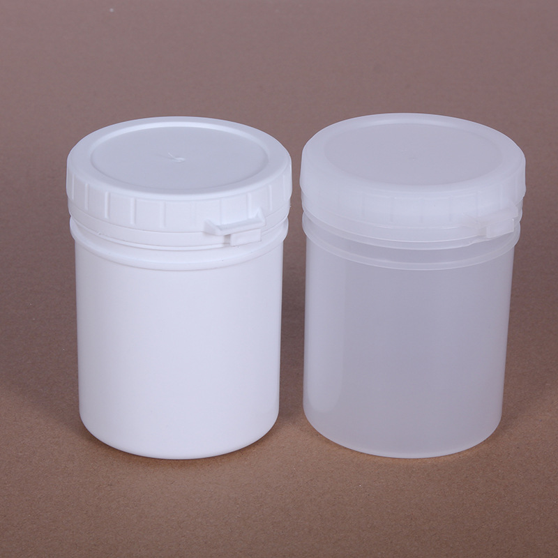 Heat Resistant Jar Customize 200ml 300ml 500ml Snack Butter Food Storage Plastic Jar With Lids Animal Food Jar Packaging