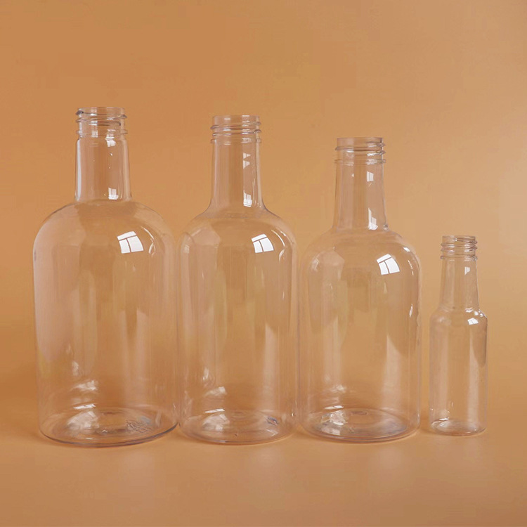 10oz 350ml 16oz Nordic Vodka customize Bottle Screw Top Boston Liquor Bottle Long Neck plastic Wine Bottles