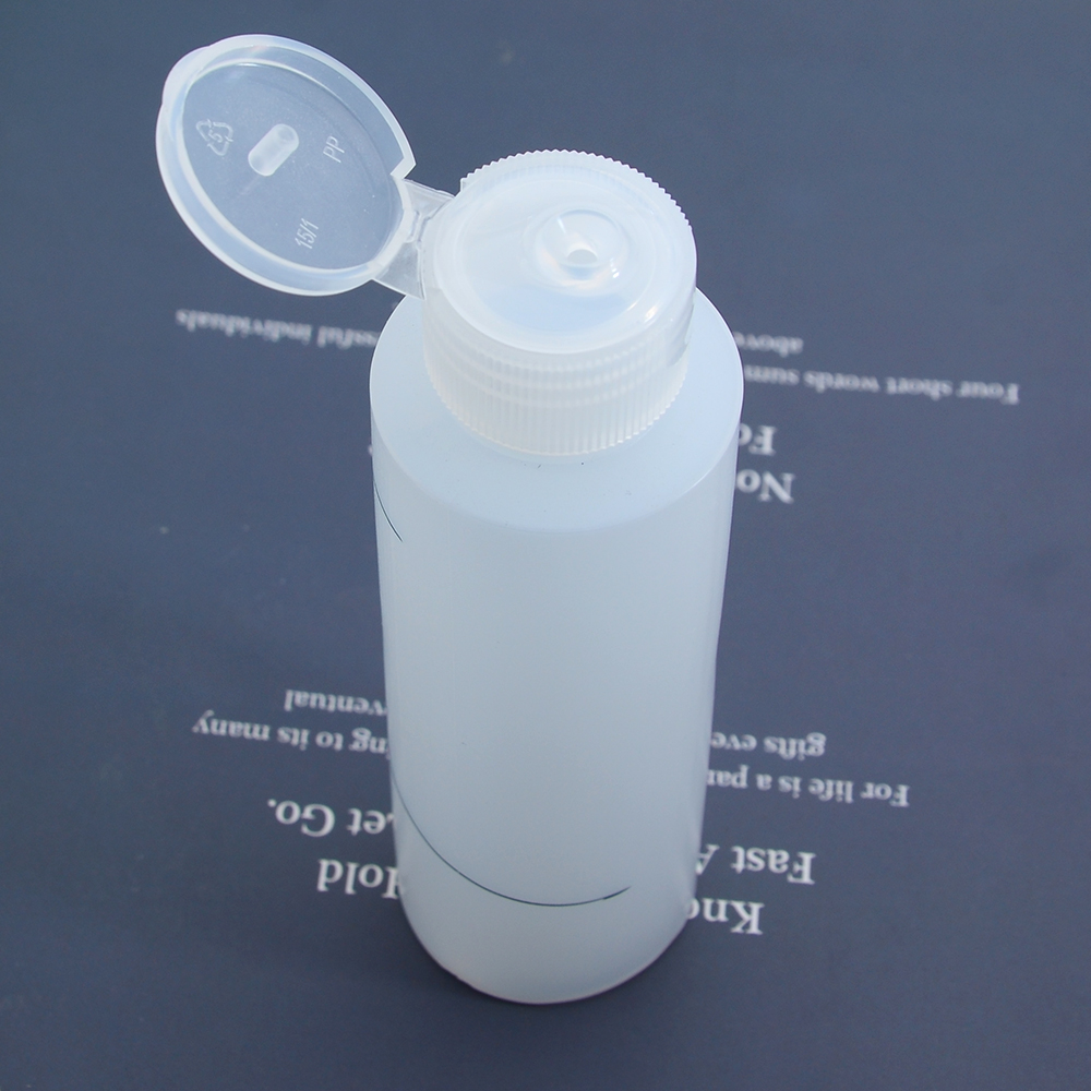 PET Plastic Honey Syrup Bottles Plastic Squeeze Sauce Bottle with Flip Top Cap