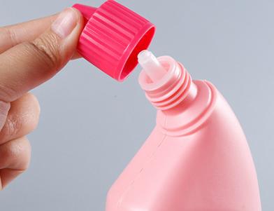 Color empty bottle 500 ml toilet cleaner HDPE White toilet bowl cleaner bottle 1000ml Plastic Liquid Detergent Bottle