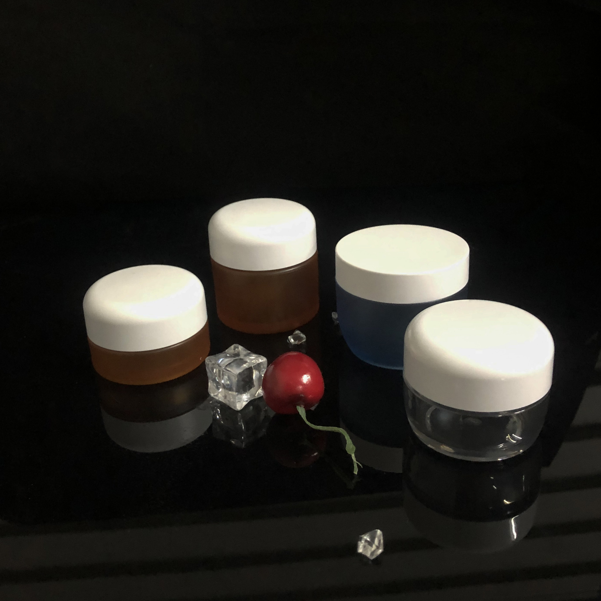 30g 50g Frosted Thick bottomed and thick walled hand cream bottle PET Plastic Containers For Skin Care